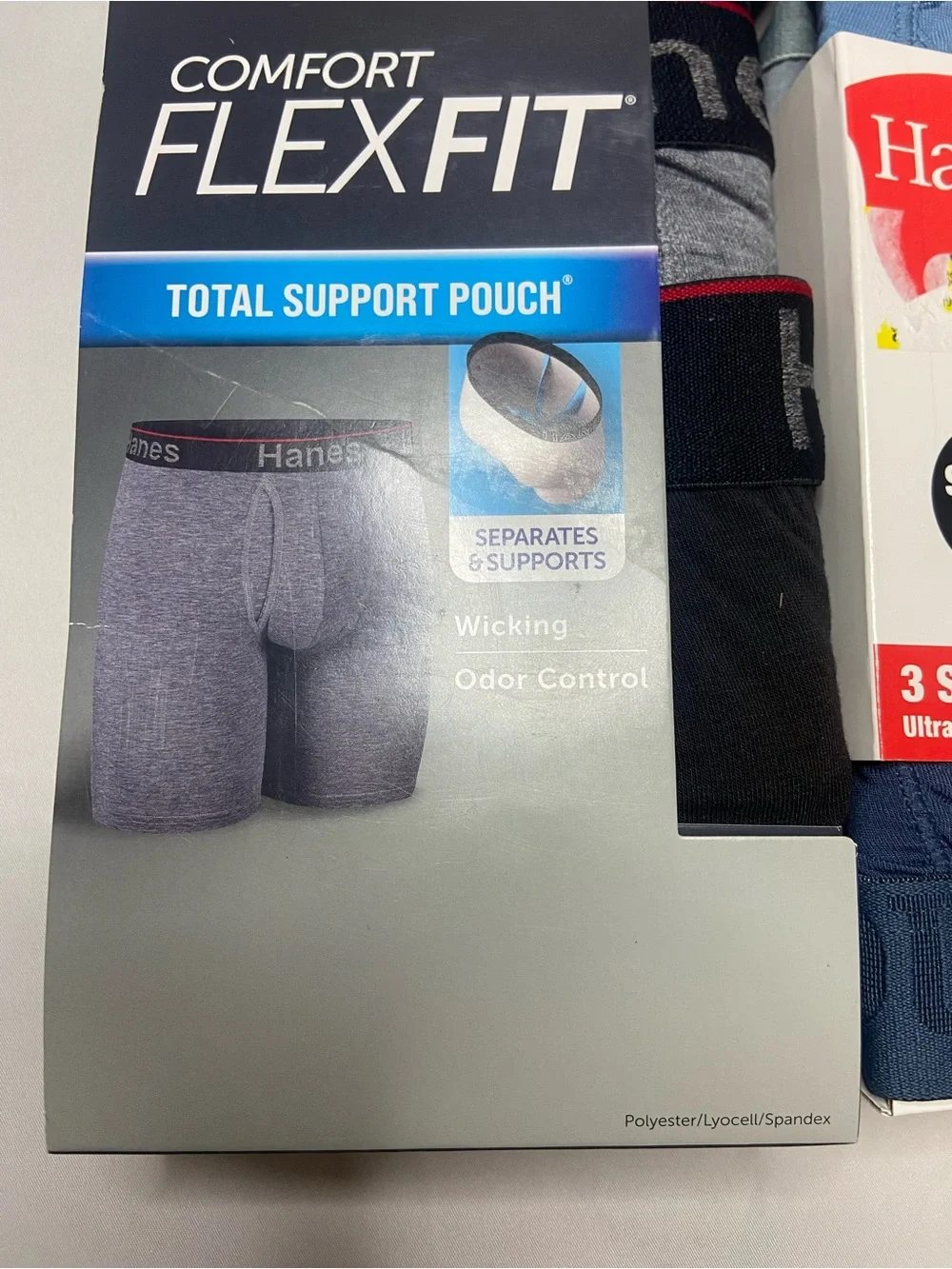 NEW In Package Hanes Boxer Briefs Lot 3 Packages 9 Pair Men’s Size Small 28-30